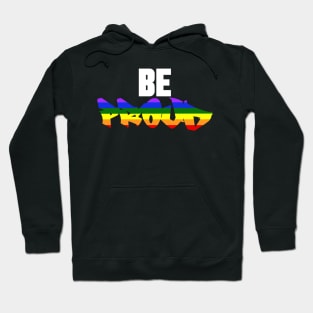 Be Proud Rainbow Graffiti Hoodie